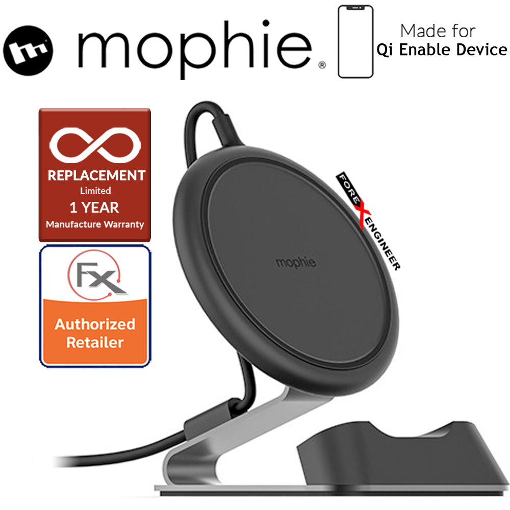 Mophie  Charge Stream Desk Stand - Universal Wireless up to 10W of power for fast-charging speeds (wireless charging station)