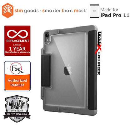 STM Dux Plus for iPad Pro 11" inch ( 2018 ) with Apple Pencil Storage - Black