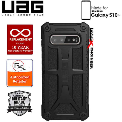 UAG Monarch for Samsung Galaxy S10+ - S10 Plus - Rugged Military Drop Tested - Black