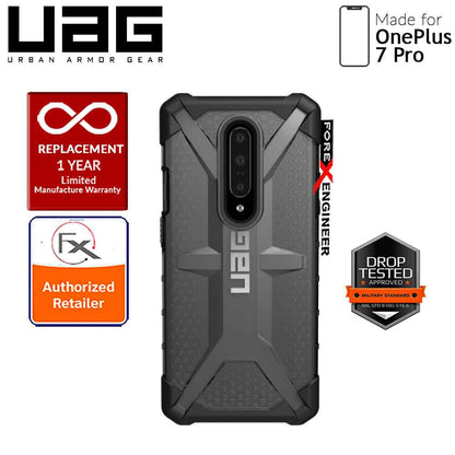 UAG Plasma for OnePlus 7 Pro - Feather-Light Rugged Military Drop Tested - Ash
