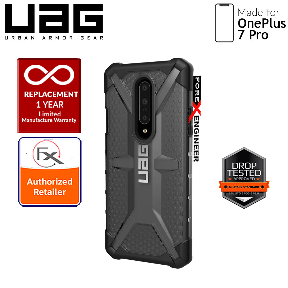 UAG Plasma for OnePlus 7 Pro - Feather-Light Rugged Military Drop Tested - Ash