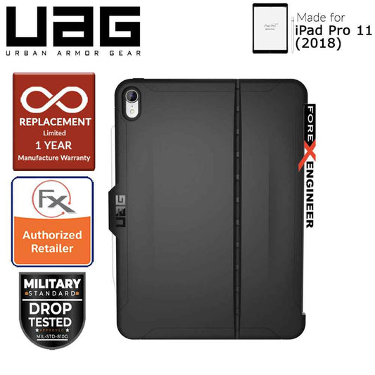 UAG Scout Series for iPad Pro 11 inch 2018 - Compatible with Smart Keyboard Folio - Black