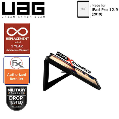 UAG Metropolis for iPad Pro 12.9 inch 2019 - Rugged Military Drop Tested iPad Case - Black