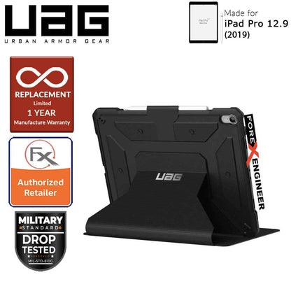 UAG Metropolis for iPad Pro 12.9 inch 2019 - Rugged Military Drop Tested iPad Case - Black