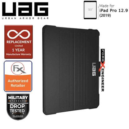 UAG Metropolis for iPad Pro 12.9 inch 2019 - Rugged Military Drop Tested iPad Case - Black