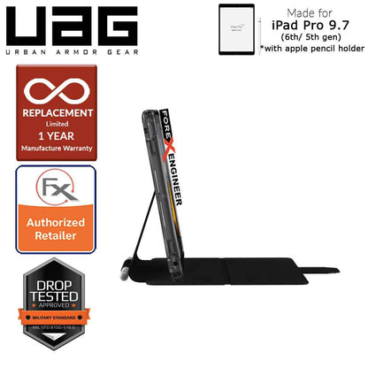 UAG Plyo Case for iPad 9.7 inch ( 6th & 5th Gen ) with Apple Pencil Holder - Ice