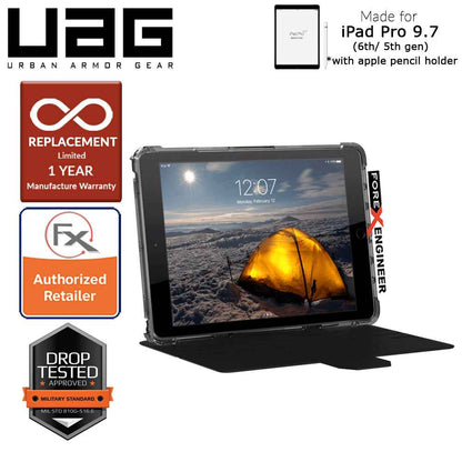 UAG Plyo Case for iPad 9.7 inch ( 6th & 5th Gen ) with Apple Pencil Holder - Ice