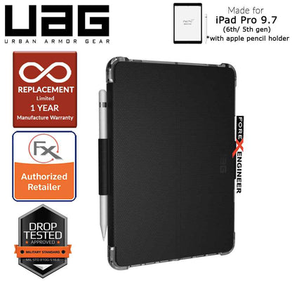 UAG Plyo Case for iPad 9.7 inch ( 6th & 5th Gen ) with Apple Pencil Holder - Ice