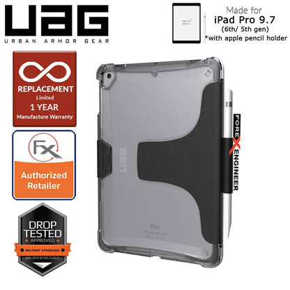 UAG Plyo Case for iPad 9.7 inch ( 6th & 5th Gen ) with Apple Pencil Holder - Ice