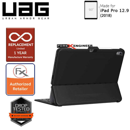 UAG Scout Series for iPad  Pro 12.9 inch 2018 - Compatible with Smart Keyboard Folio - Black