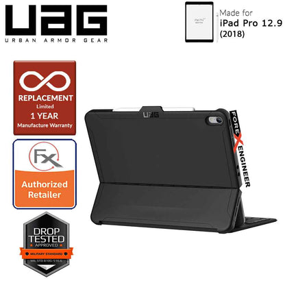 UAG Scout Series for iPad  Pro 12.9 inch 2018 - Compatible with Smart Keyboard Folio - Black