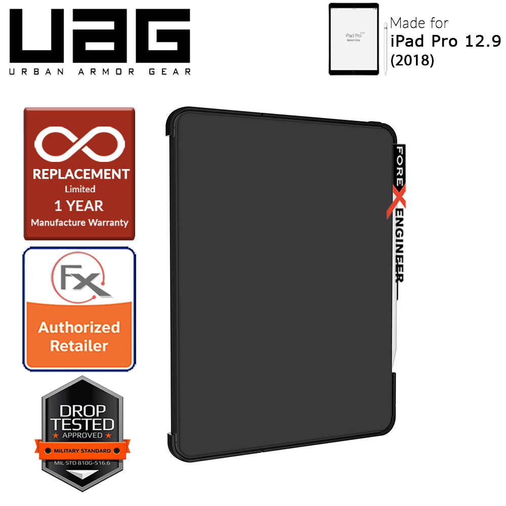 UAG Scout Series for iPad  Pro 12.9 inch 2018 - Compatible with Smart Keyboard Folio - Black