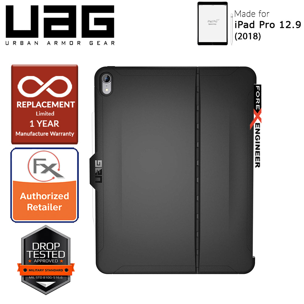 UAG Scout Series for iPad  Pro 12.9 inch 2018 - Compatible with Smart Keyboard Folio - Black
