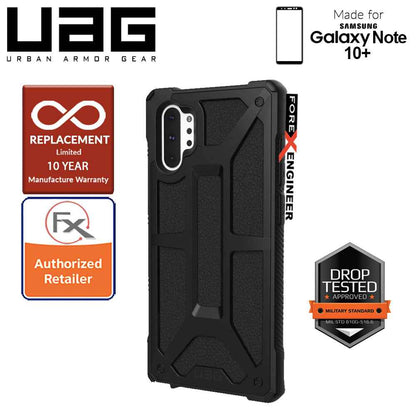 UAG Monarch for Samsung Galaxy Note 10+ - Note 10 Plus - Rugged Military Drop Tested - Black