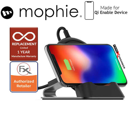 Mophie  Charge Stream Desk Stand - Universal Wireless up to 10W of power for fast-charging speeds (wireless charging station)