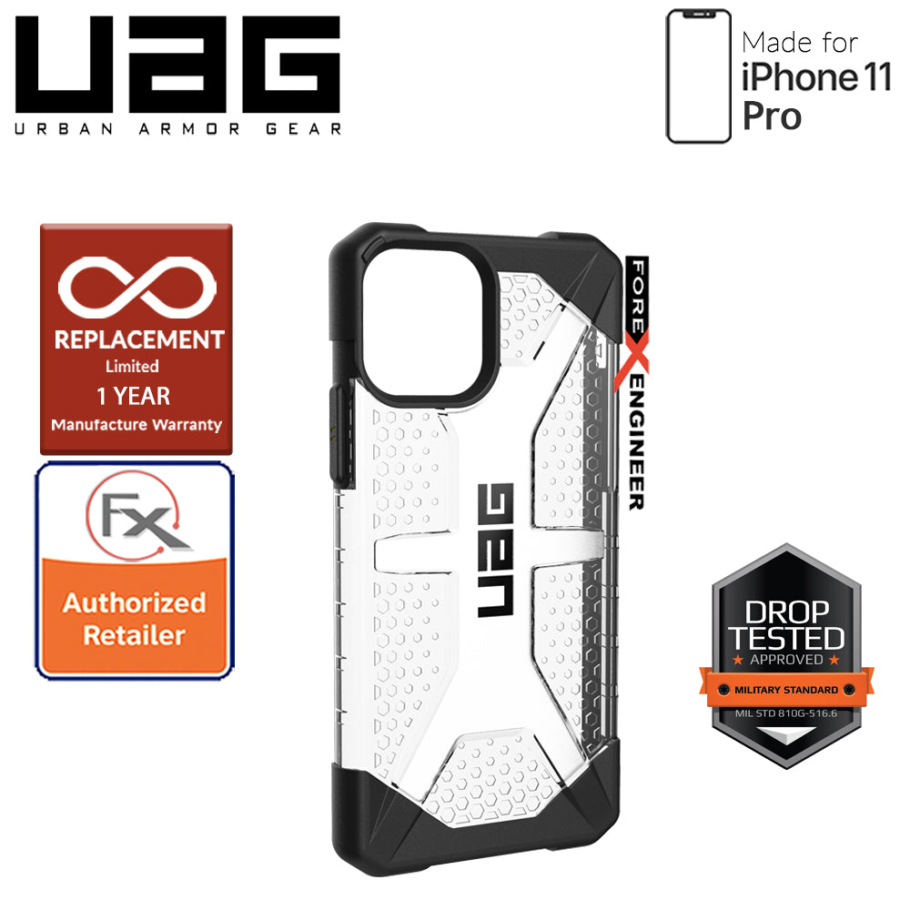 UAG Plasma for iPhone 11 Pro - Feather Light Rugged & Military Drop Tested - Ice