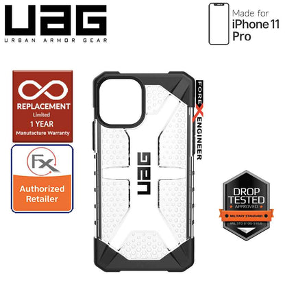 UAG Plasma for iPhone 11 Pro - Feather Light Rugged & Military Drop Tested - Ice