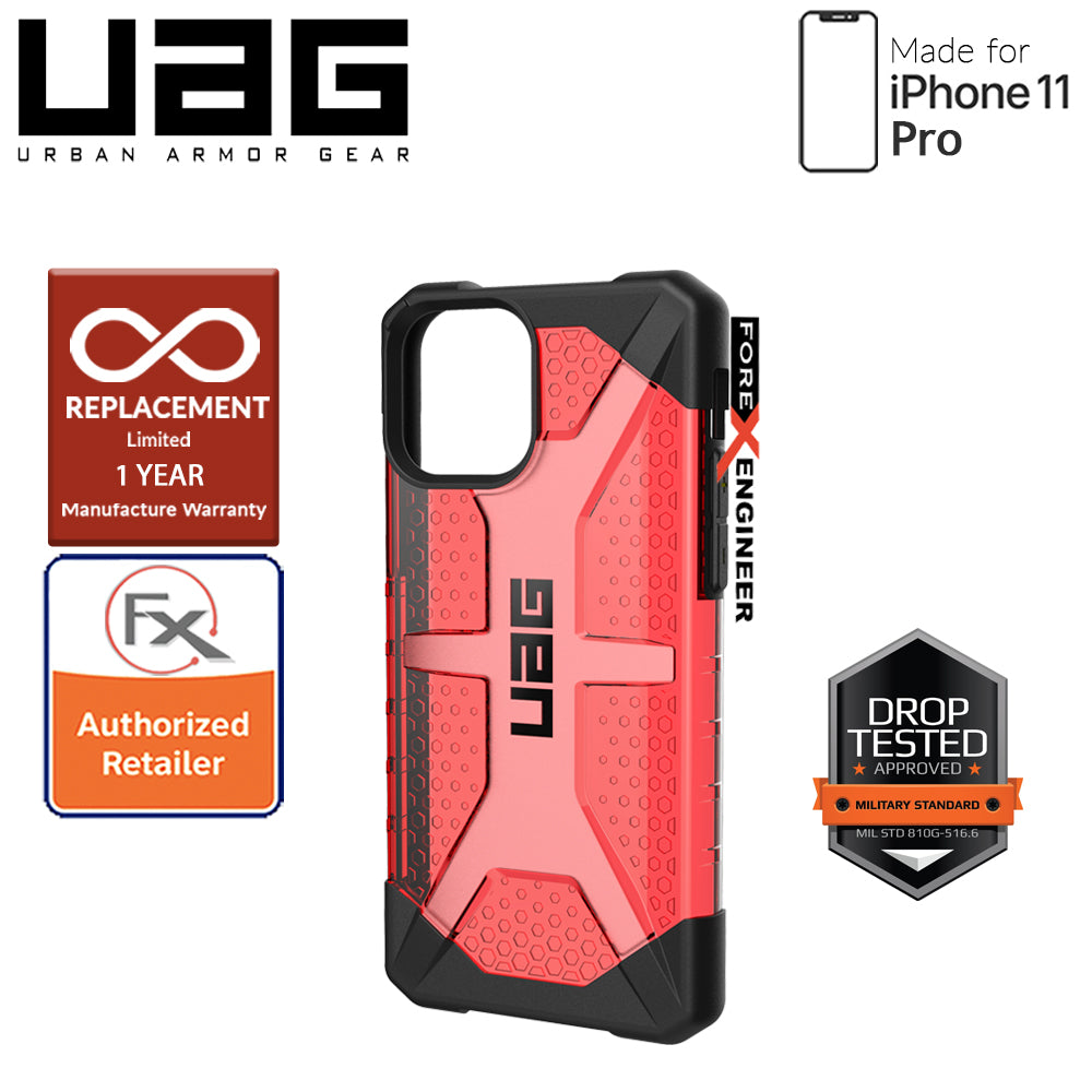 UAG Plasma for iPhone 11 Pro - Feather Light Rugged & Military Drop Tested - Magma