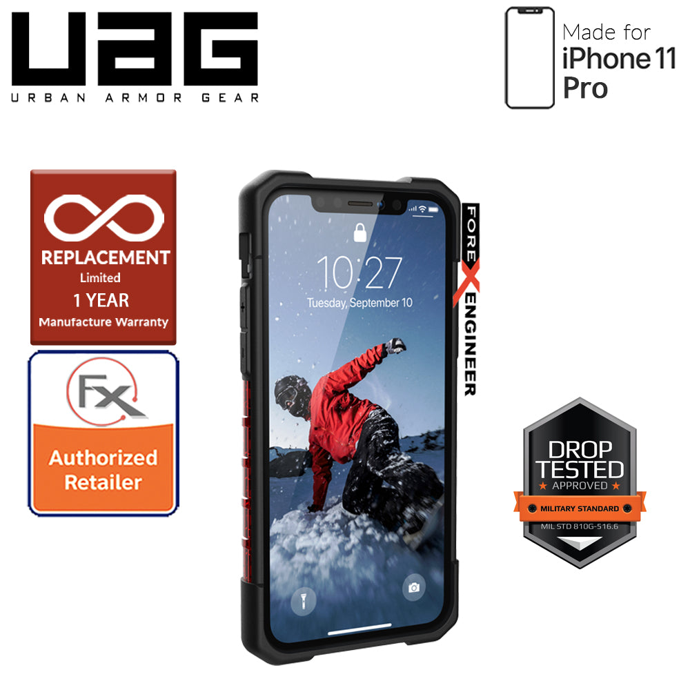 UAG Plasma for iPhone 11 Pro - Feather Light Rugged & Military Drop Tested - Magma