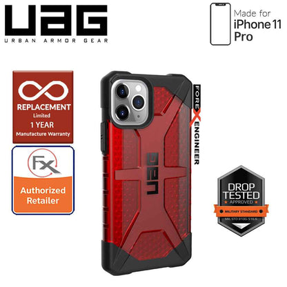 UAG Plasma for iPhone 11 Pro - Feather Light Rugged & Military Drop Tested - Magma