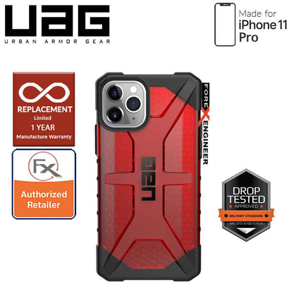 UAG Plasma for iPhone 11 Pro - Feather Light Rugged & Military Drop Tested - Magma