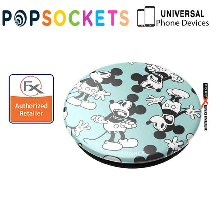 PopSockets PopGrip Disney Mickey Mint Pattern - Glossy Print with swappable top