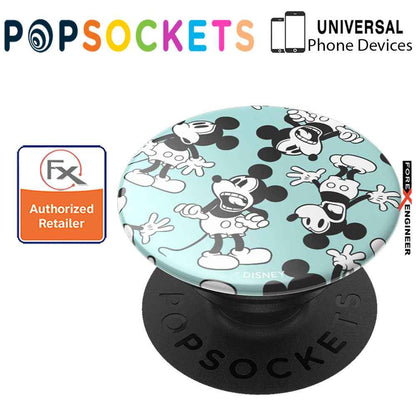 PopSockets PopGrip Disney Mickey Mint Pattern - Glossy Print with swappable top