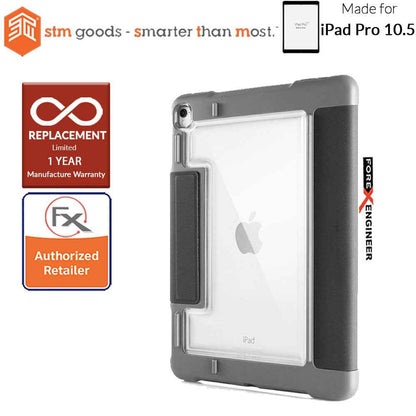 STM Dux Plus Duo for iPad Air 3rd Gen - iPad Pro 10.5" - Black Color ( Barcode: 765951763694 )