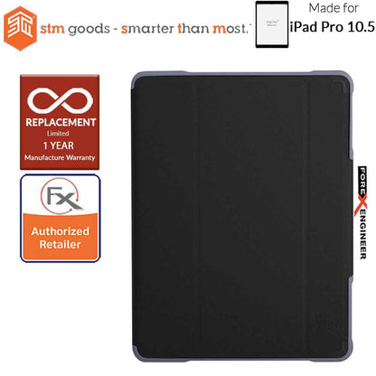 STM Dux Plus Duo for iPad Air 3rd Gen - iPad Pro 10.5" - Black Color ( Barcode: 765951763694 )