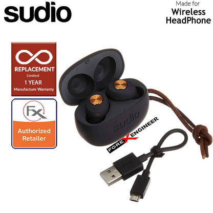 Sudio TOLV True Wireless Earbuds - Instant pairing - Anthracite-Copper  Color ( Barcode : 7350071383667 )