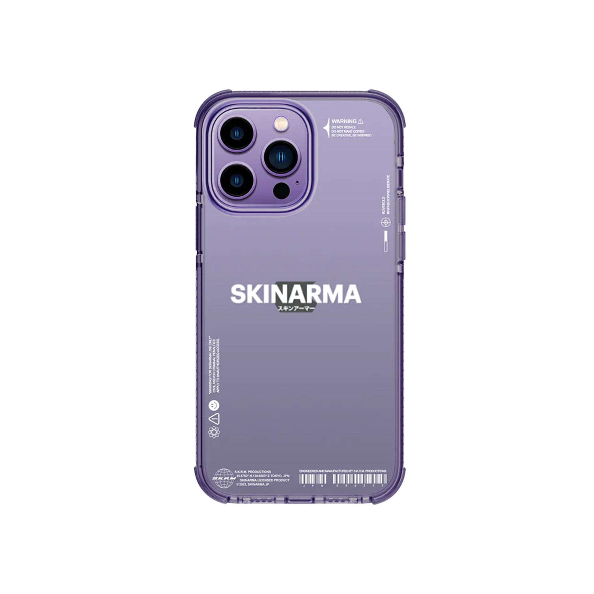 [ONLINE ONLY] Skinarma Iro for iPhone 14 - Purple ( Barcode: 8886461242706 ) - Forexengineer -Malaysia- 8886461242706