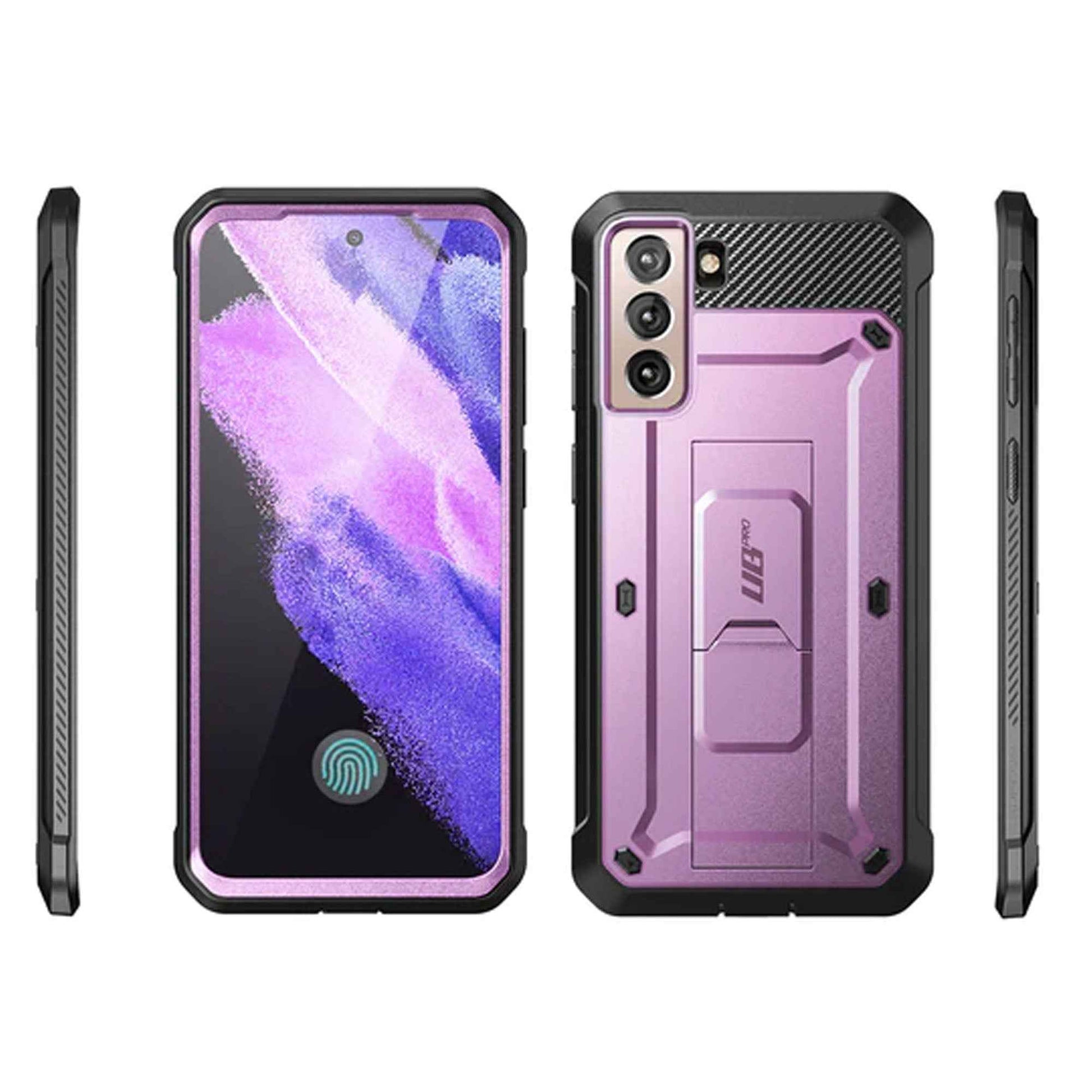 Supcase Unicorn Beetle Pro Rugged Case for Samsung Galaxy S21 - Metallic Purple (Barcode: 843439135949 )