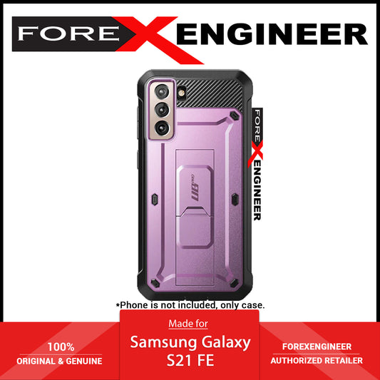 Supcase Unicorn Beetle Pro Rugged Case for Samsung Galaxy S21 FE with Built-in Screen Protector - Metallic Purple (Barcode: 843439113404 )
