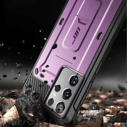 Supcase Unicorn Beetle Pro Rugged Case for Samsung Galaxy S21 Ultra - Metallic Purple (Barcode: 843439136021 )