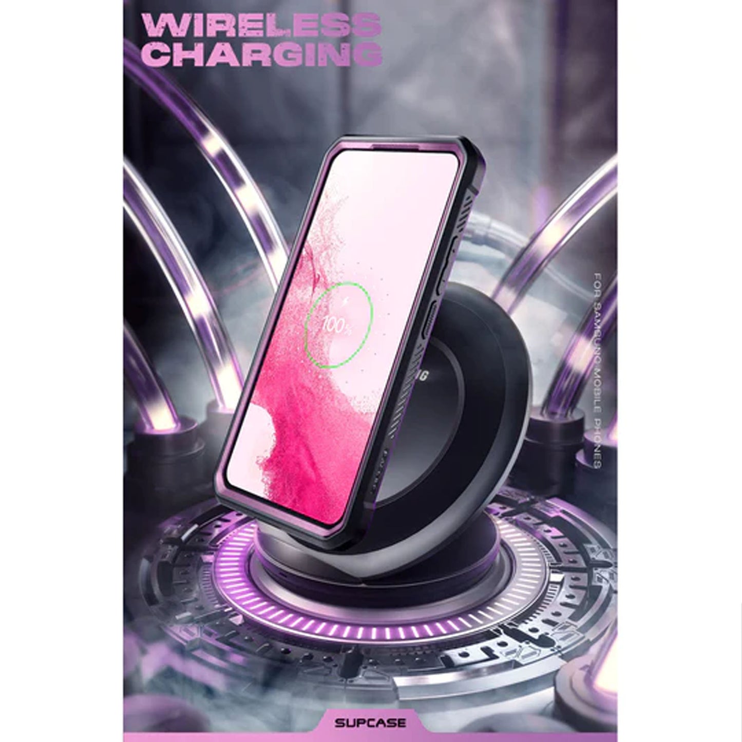 Supcase Unicorn Beetle Pro Rugged Case for Samsung Galaxy S22 - Metallic Purple (Barcode: 843439116108 )