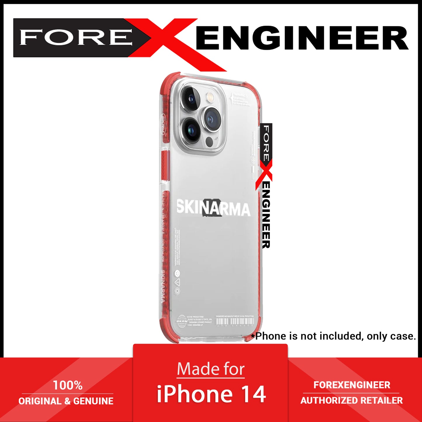 [ONLINE ONLY] Skinarma Iro for iPhone 14 - Red ( Barcode: 8886461242713 )