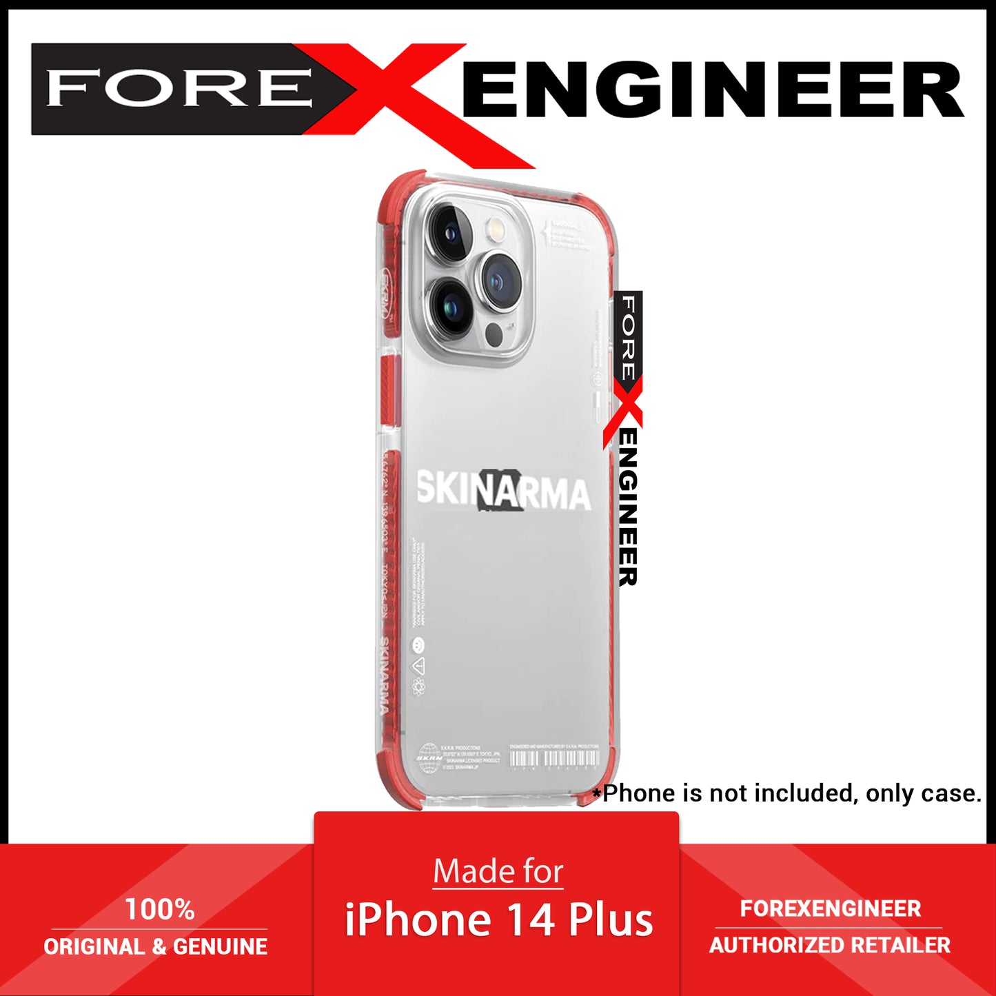 [ONLINE ONLY] Skinarma Iro for iPhone 14 Plus - Red ( Barcode: 8886461242744 )