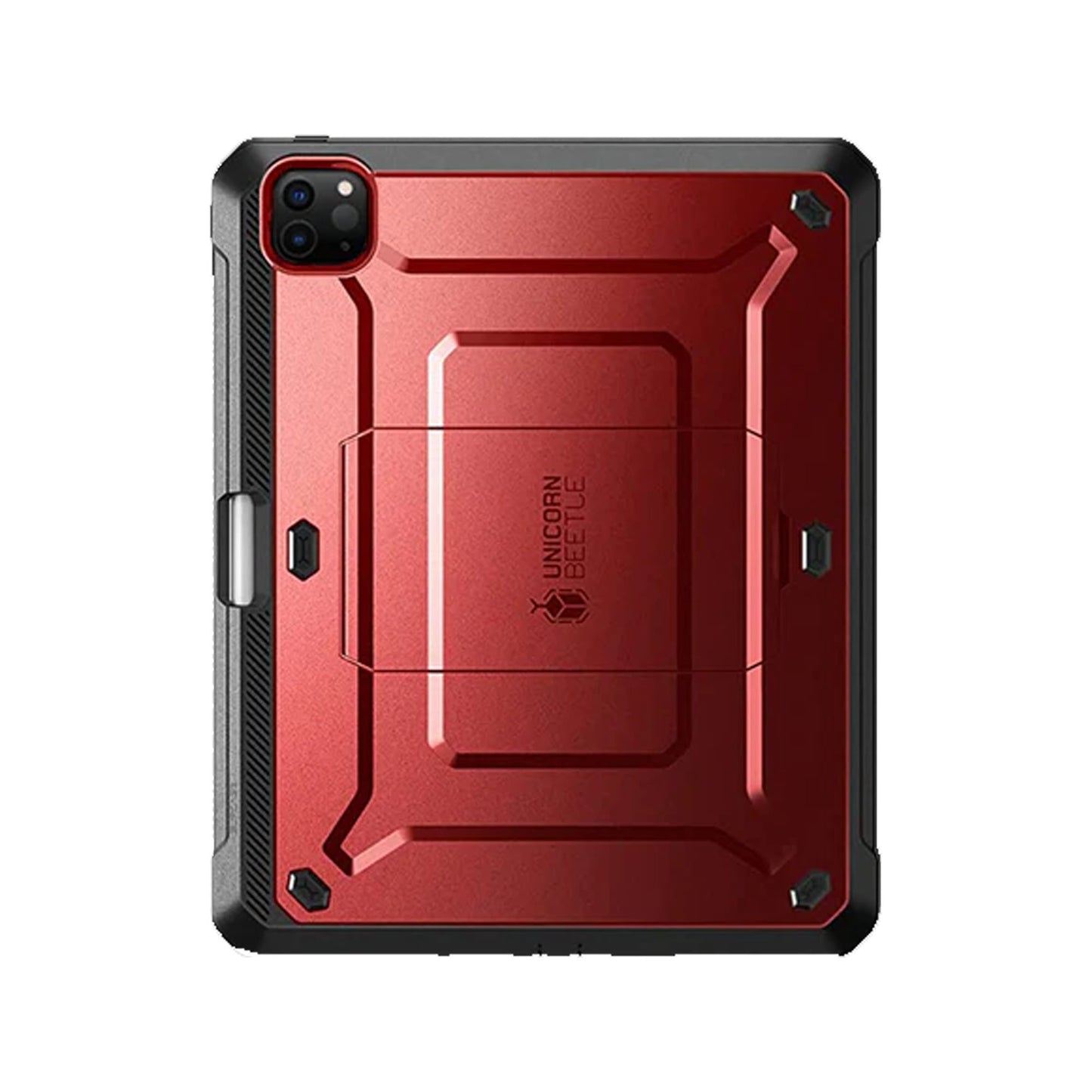 Supcase Unicorn Beetle UB PRO for iPad Pro 12.9" ( 2020 - 2021 ) with Build-in Screen Protector & Apple Pencil Holder - Metallic Red