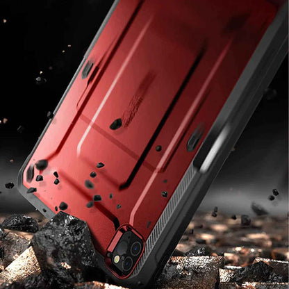 Supcase Unicorn Beetle UB PRO for iPad Pro 12.9" ( 2020 - 2021 ) with Build-in Screen Protector & Apple Pencil Holder - Metallic Red
