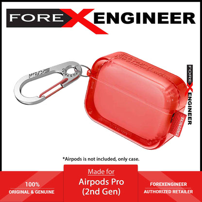 Skinarma Saido Case for Airpods Pro 2 ( 2nd Gen ) - Red (Barcode : 8886461243239 )