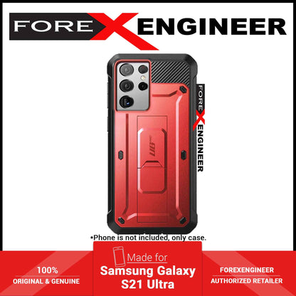 Supcase Unicorn Beetle Pro Rugged Case for Samsung Galaxy S21 Ultra - Metallic Red (Barcode: 843439136007 )