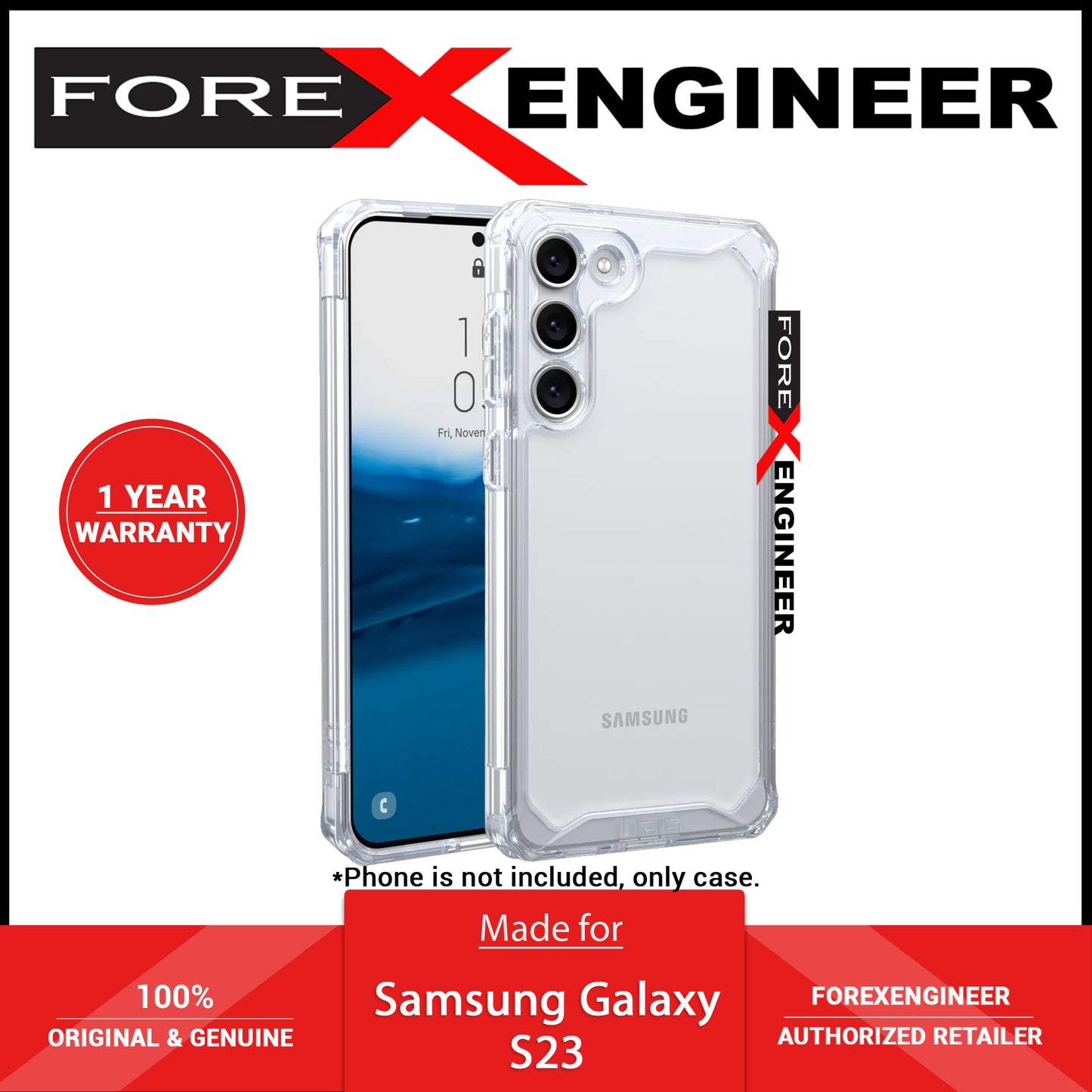 UAG Plyo for Samsung S23 - Ice - Forexengineer -Malaysia- 840283906985