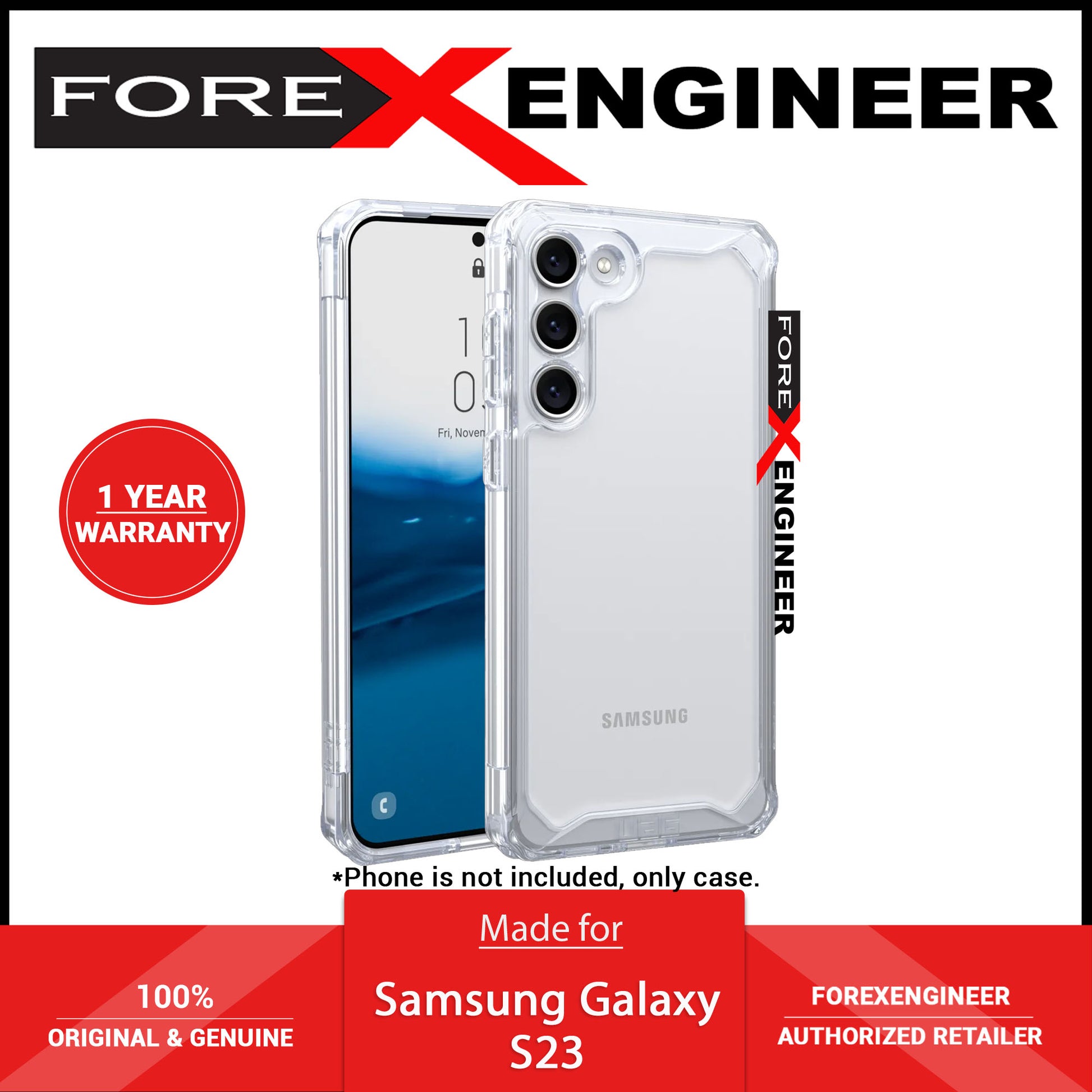 UAG Plyo for Samsung S23 - Ice - Forexengineer -Malaysia- 840283906985