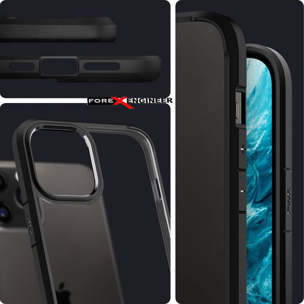Spigen Crystal Hybrid for iPhone 12 Mini 5.4" - Matte Black ( Barcode : 8809710755246 )