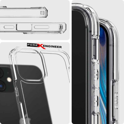 Spigen Crystal Hybrid for iPhone 12 Mini 5.4" - Crystal Clear ( Barcode : 8809710755239 )