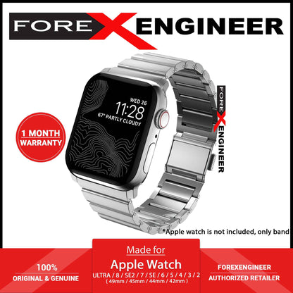 Nomad Stainless Steel Band (Version 2) for Apple Watch all Series use 49mm / 45mm / 44mm / 42mm )