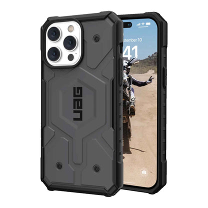 UAG Pathfinder Magsafe for iPhone 14 Pro Max - Silver