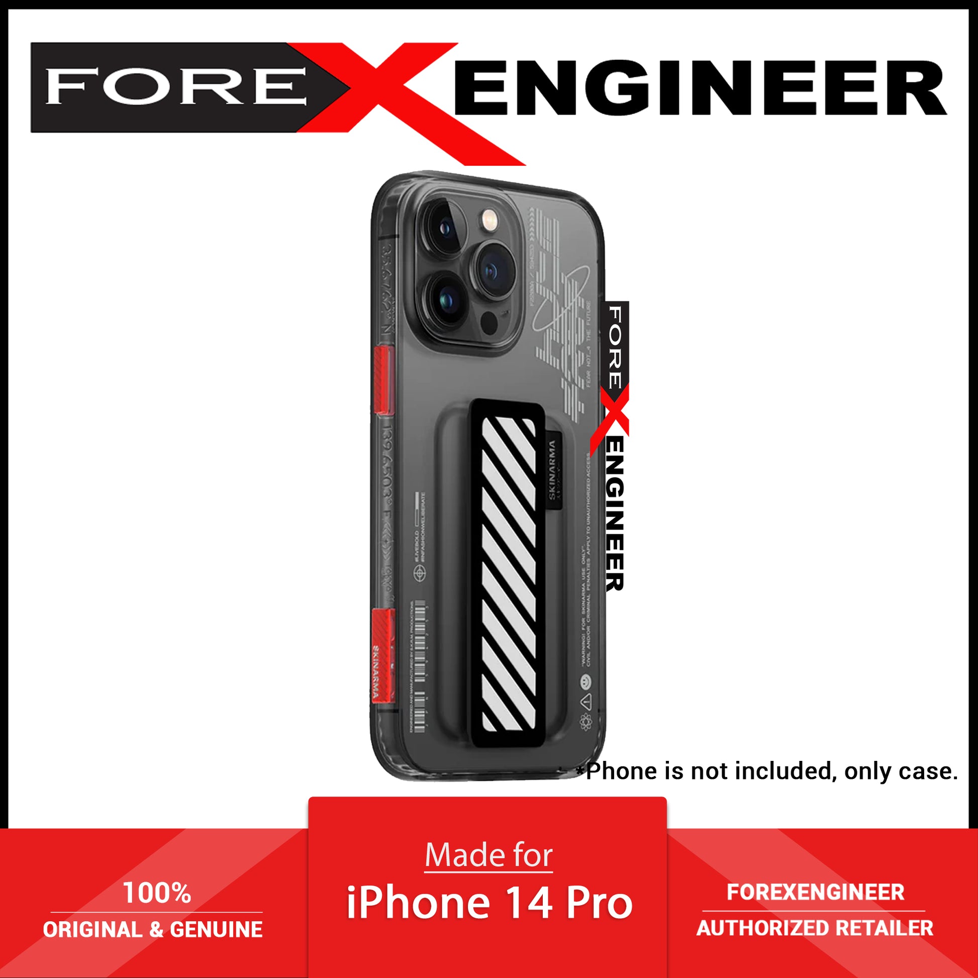 [ONLINE ONLY] Skinarma Kaze for iPhone 14 Pro - Smoke ( Barcode: 8886461242065 ) - Forexengineer -Malaysia- 8886461242065