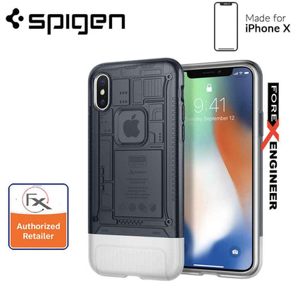 Spigen Classic C1 for iPhone X [10th Anniversary Limited Edition] with Air Cushion Technology - Graphite - Forexengineer-malaysia