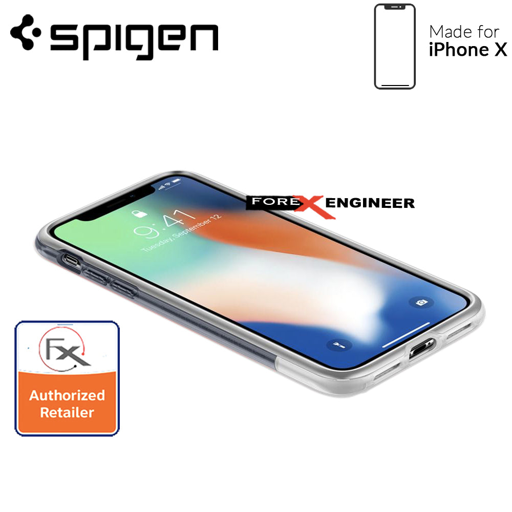 Spigen Classic C1 for iPhone X [10th Anniversary Limited Edition] with Air Cushion Technology - Graphite